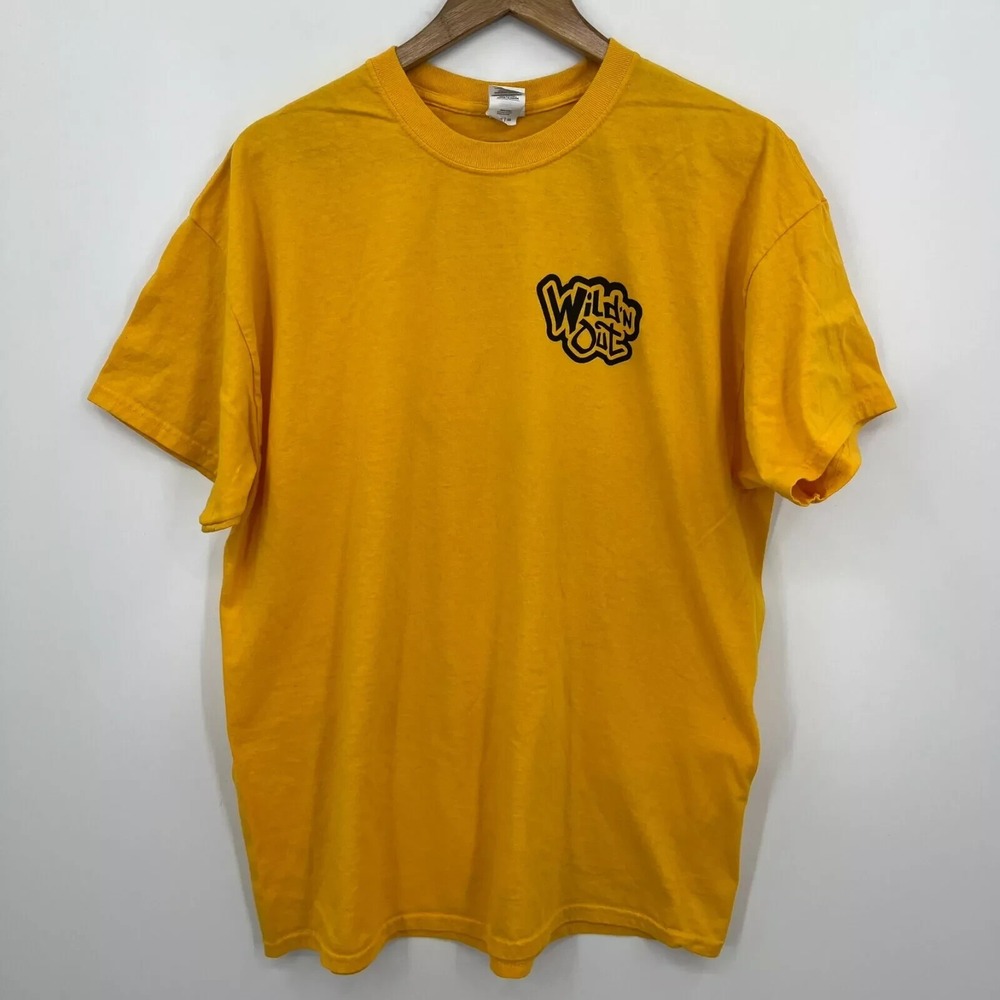 Wild n Out VIP Graphic T-Shirt Mens XL Yellow Gildan Heavy Cotton Short Sleeve